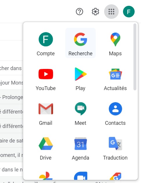 accueil google drive