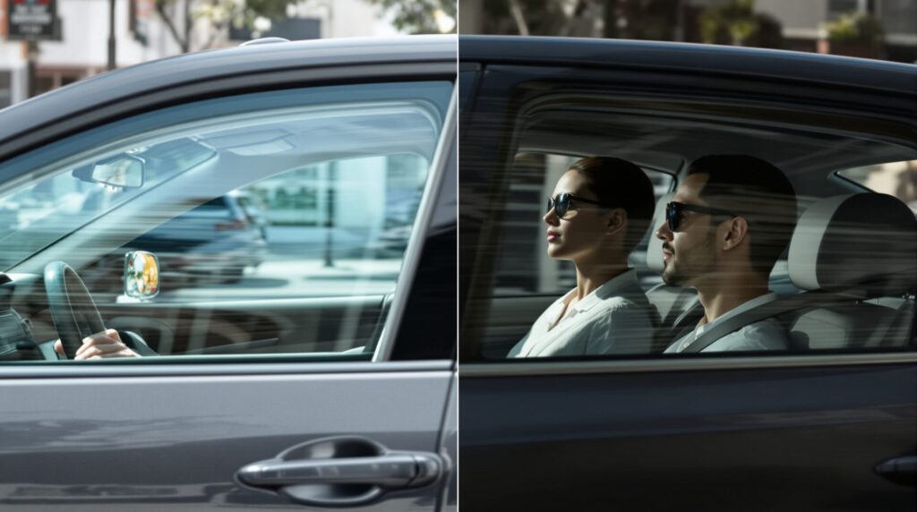 simulateur vitre teinté