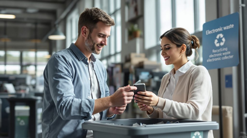 recycler telephone cassé